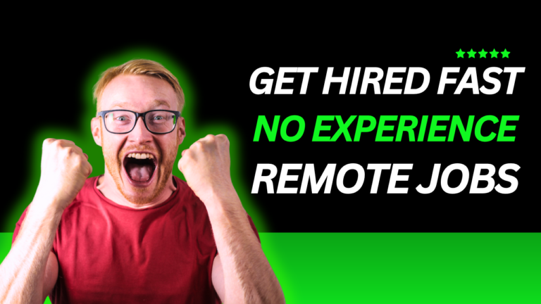 Get Hired Fast: 7 No Experience Remote Jobs